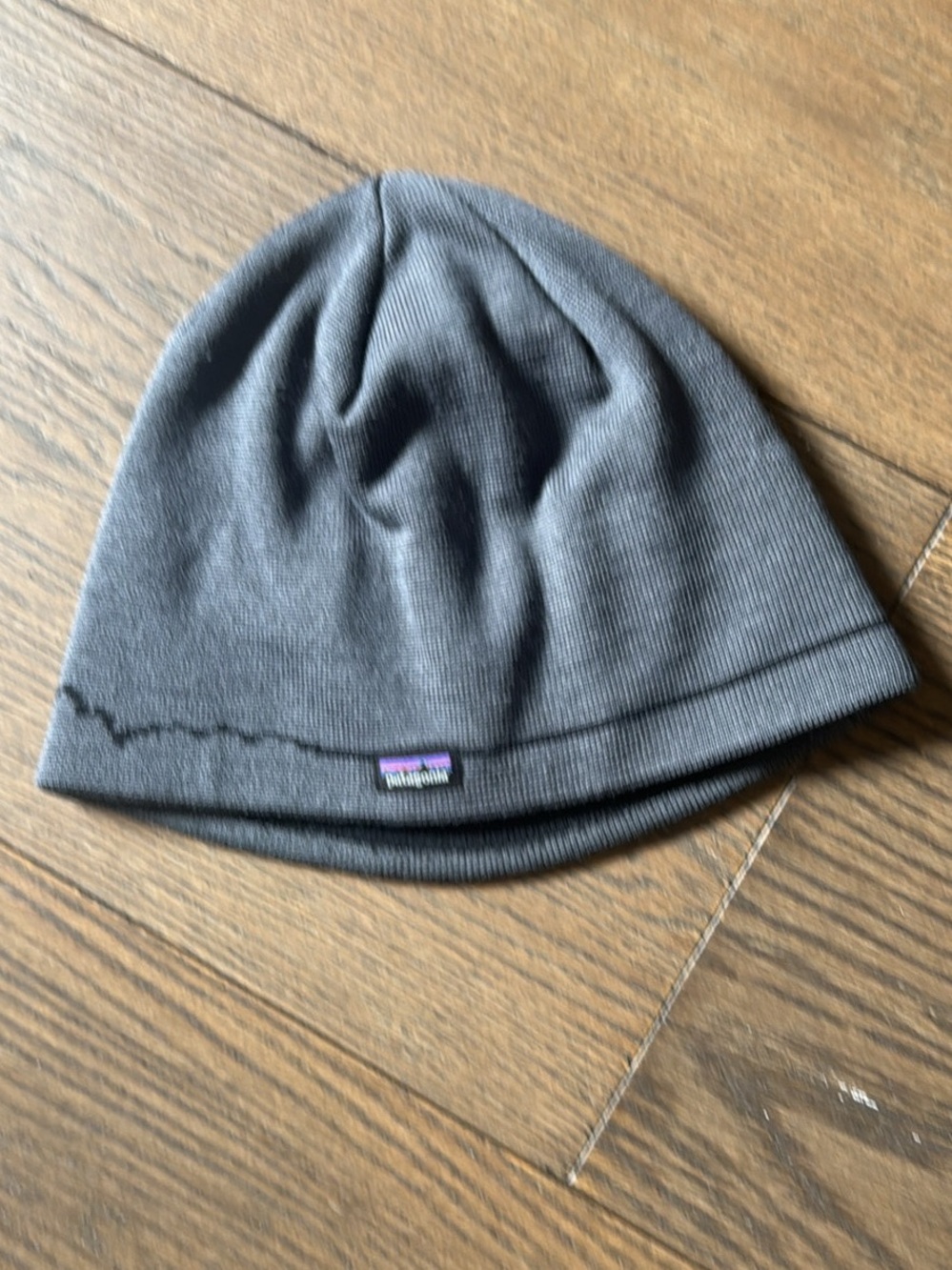Patagonia Charcoal Gray Knit Beanie